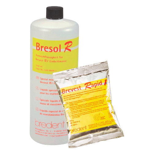 Brevest R1/ Бревест Р1 набор масса + жидкость БрезольЭр (5 x 200 г + 0,25 л) Bredent