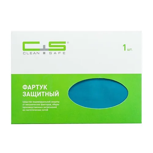 Фартук защитный LARGE III (бирюзовый, 70 х 135 см, 1 шт) Clean + Safe