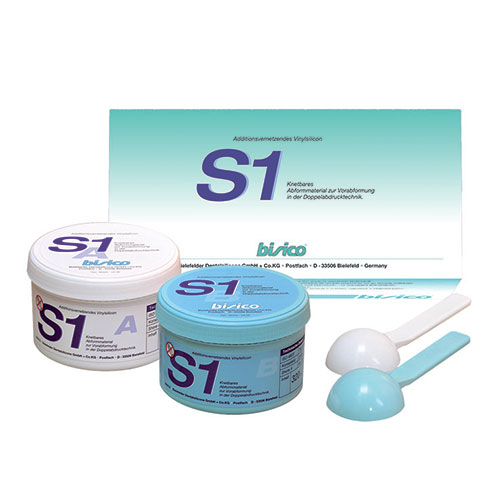 S1 Putty / С1 патти база для техники двойного оттиска песочный (2 х 300 мл) Bisico
