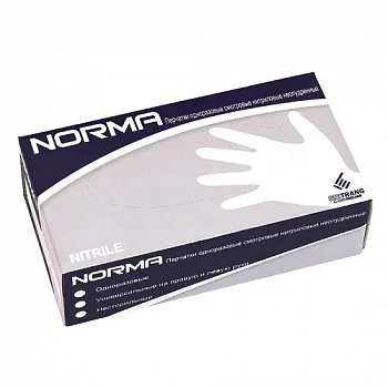 Перчатки нитриловые NORMA смотровые (XS, 50 пар) Sri Trang