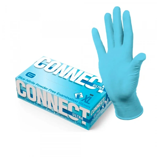 Перчатки нитриловые CONNECT ULTRA смотровые 3 г (XL, 50 пар) Connect