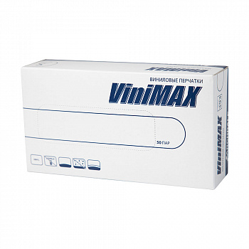 Vinimax / Винимакс перчатки виниловые бесцветные M (50 пар) Archdale