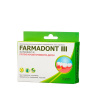 Farmadont III коллагеновые пластины с подорожником, алоэ, зверобоем для десен, 24шт